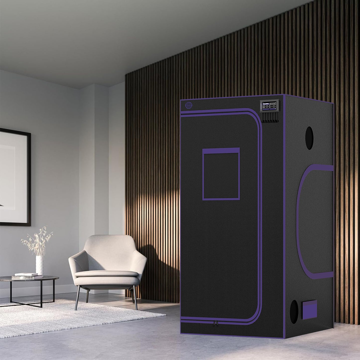 Growbody 36''*36''*72'' (3×3) 1680D Indoor Grow Tent: Hydroponic, Climate Control, Optimal Growth