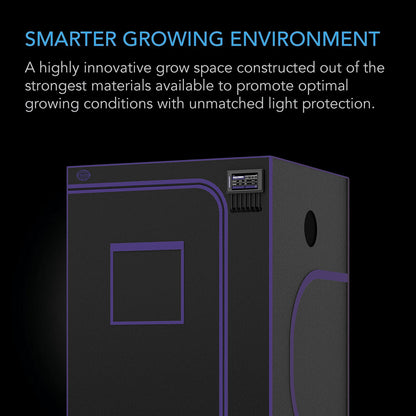 Growbody  48''*48''*80'' (4×4) 1680D Indoor Grow Tent: Hydroponic, Climate Control, Optimal Growth