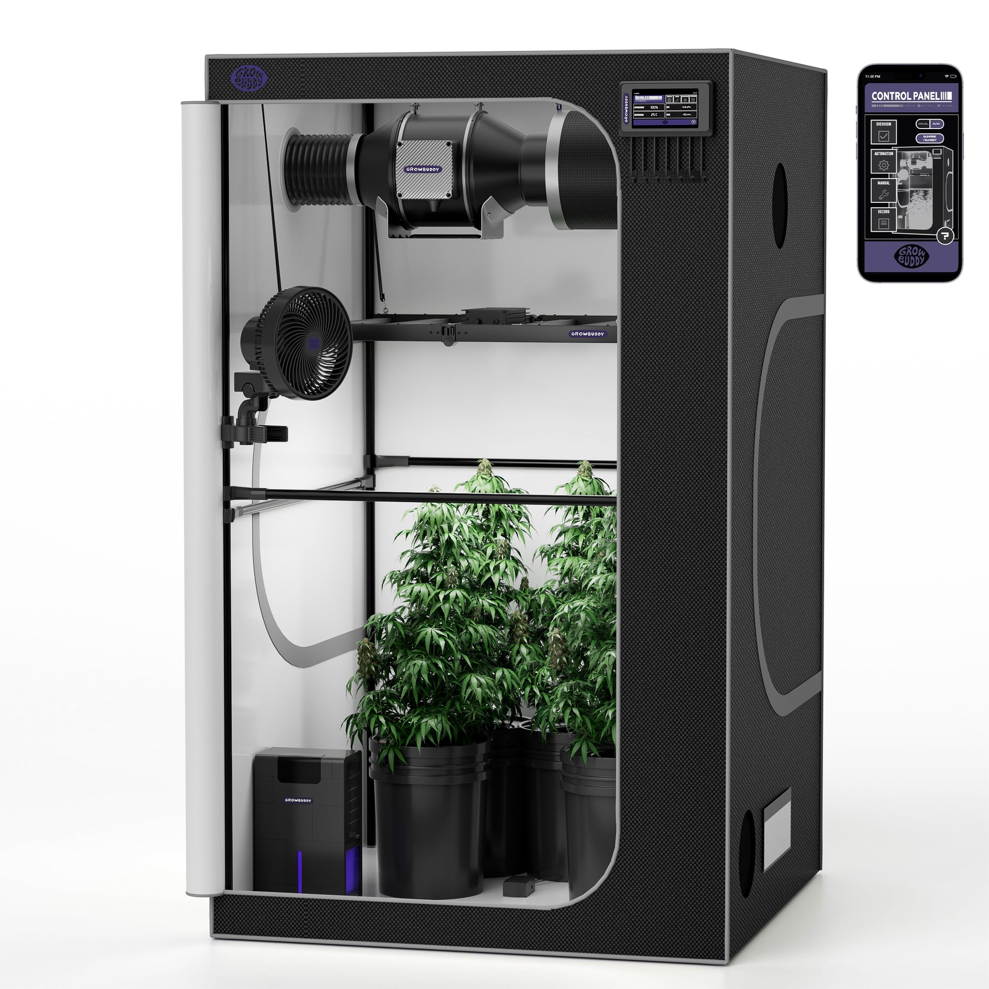 Growbuddy Growtent Complete Kit