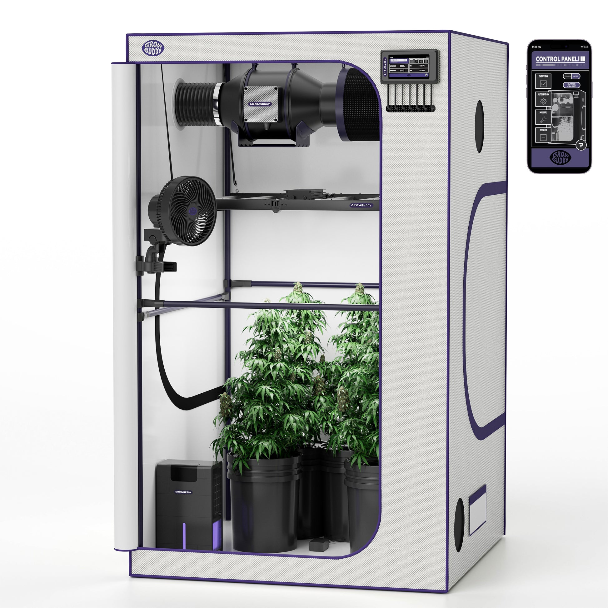 Growbuddy Growtent Complete Kit