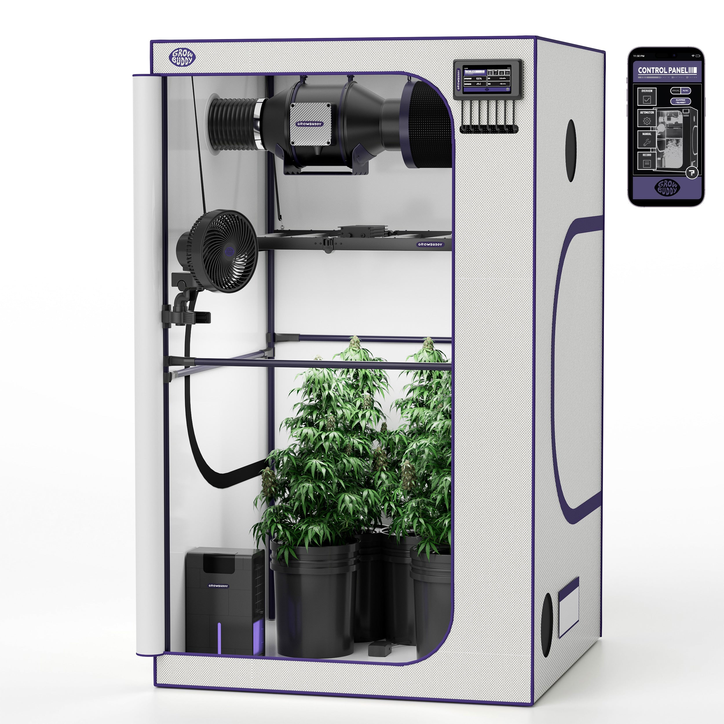 Growbuddy Growtent Complete Kit