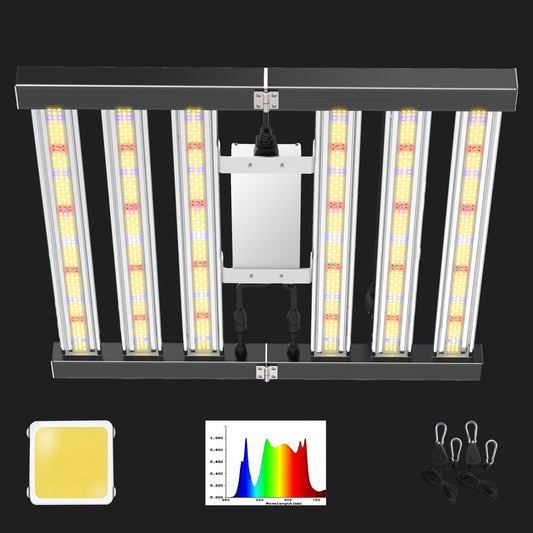 GB Full Spectrum LED Grow Light Bar240W, High PPFD & Low Heat, 3 x 3 Ft. Coverage