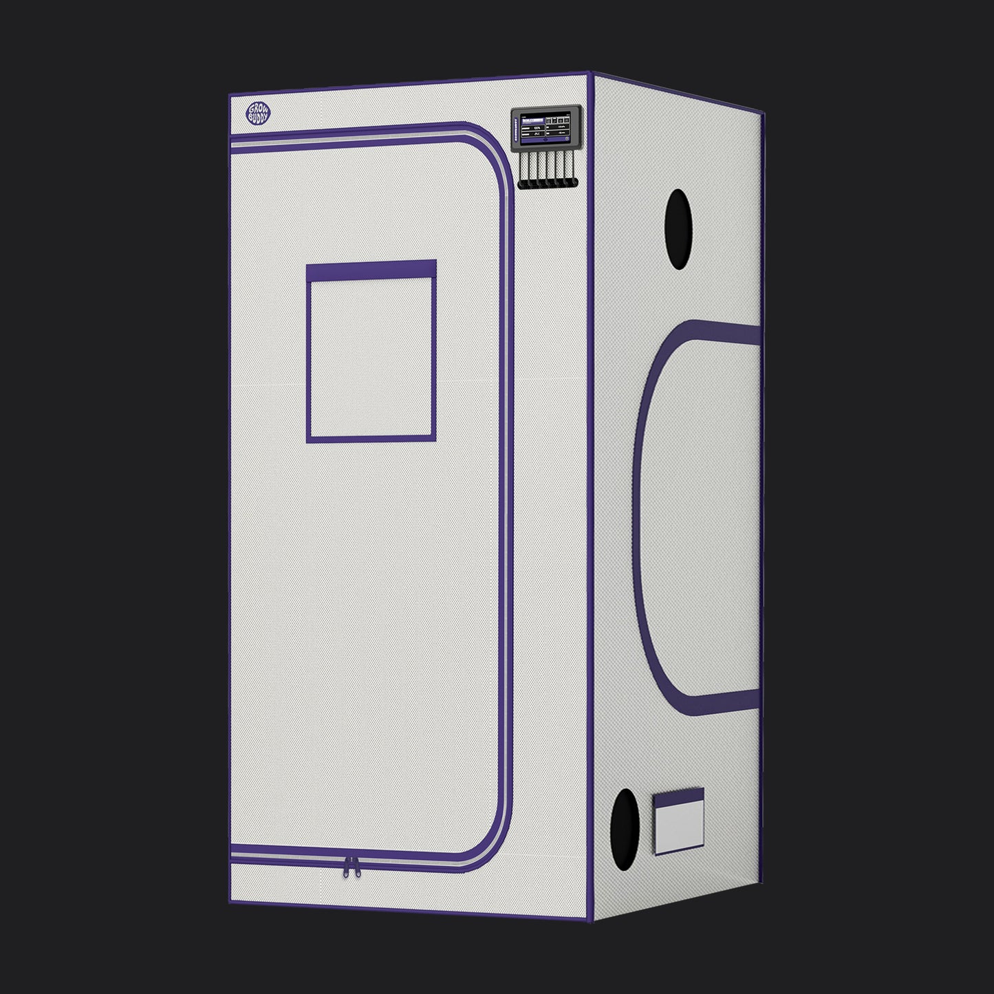 Growbody 24''*24''*48'' (2×2) 1680D Indoor Grow Tent: Hydroponic, Climate Control, Optimal Growth