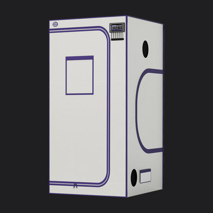 Growbody 24''*24''*48'' (2×2) 1680D Indoor Grow Tent: Hydroponic, Climate Control, Optimal Growth