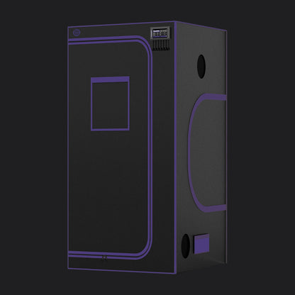 Growbody 24''*24''*48'' (2×2) 1680D Indoor Grow Tent: Hydroponic, Climate Control, Optimal Growth