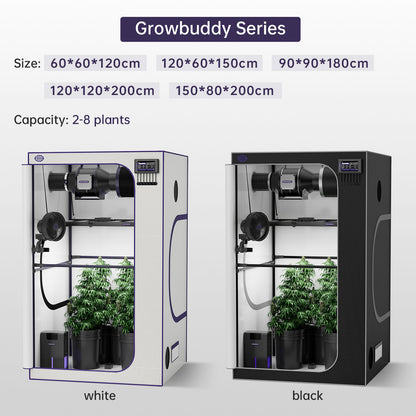 Growbuddy Growtent Complete Kit 5*3