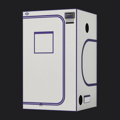 Growbody  48''*48''*80'' (4×4) 1680D Indoor Grow Tent: Hydroponic, Climate Control, Optimal Growth