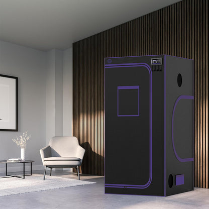 Growbody  48''*48''*80'' (4×4) 1680D Indoor Grow Tent: Hydroponic, Climate Control, Optimal Growth