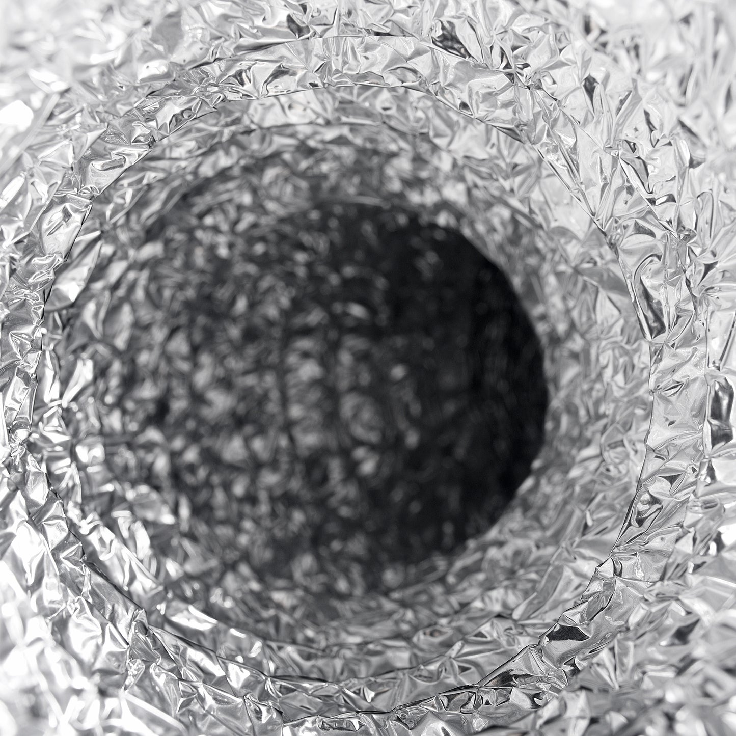 4/6inch flexible aluminum duct, heavy-duty 4-layer protection, 25 feet long, suitable for heating, cooling, ventilation and exhaust scenarios